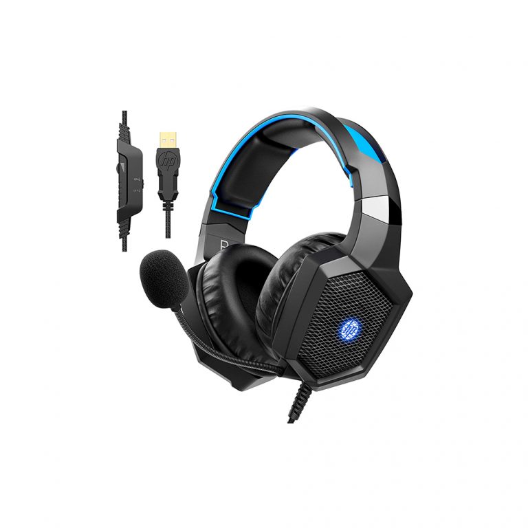 HP Stereo Gaming Headset PC Over Ear Headphones 7.1 Surround Sound with
